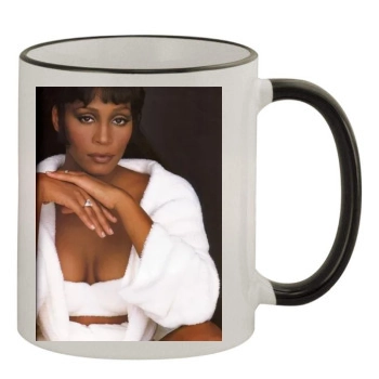 Whitney Houston 11oz Colored Rim & Handle Mug