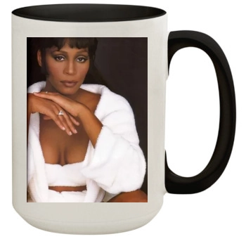 Whitney Houston 15oz Colored Inner & Handle Mug