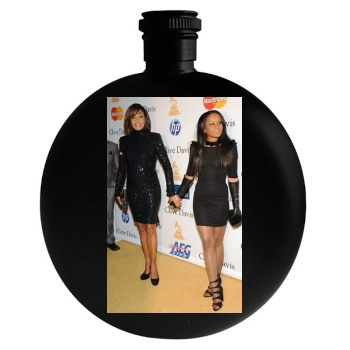 Whitney Houston Round Flask