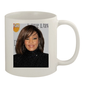 Whitney Houston 11oz White Mug