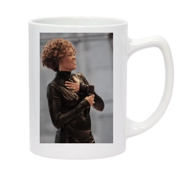 Whitney Houston 14oz White Statesman Mug