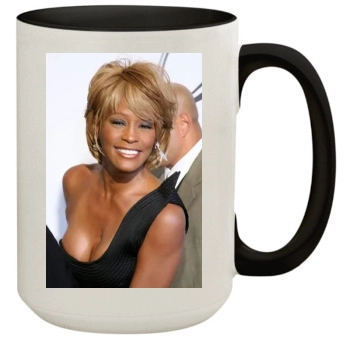 Whitney Houston 15oz Colored Inner & Handle Mug