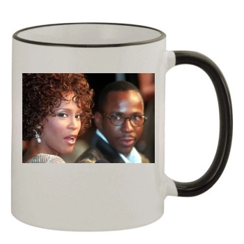 Whitney Houston 11oz Colored Rim & Handle Mug