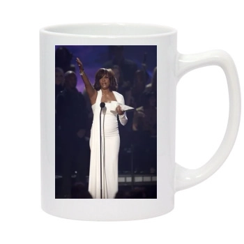 Whitney Houston 14oz White Statesman Mug