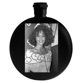 Whitney Houston Round Flask