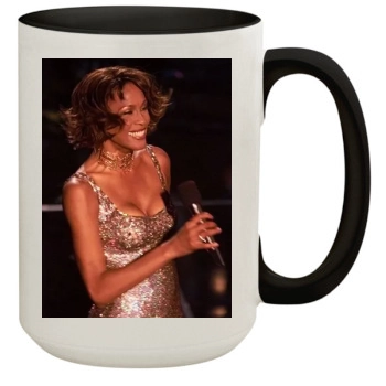 Whitney Houston 15oz Colored Inner & Handle Mug