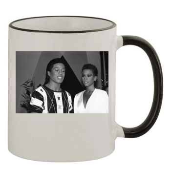 Whitney Houston 11oz Colored Rim & Handle Mug