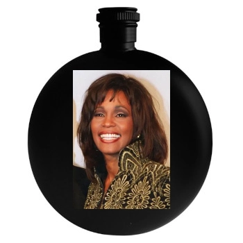 Whitney Houston Round Flask