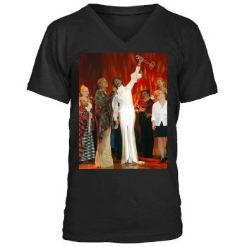 Whitney Houston Men's V-Neck T-Shirt