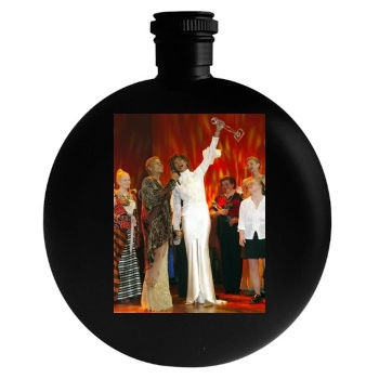 Whitney Houston Round Flask