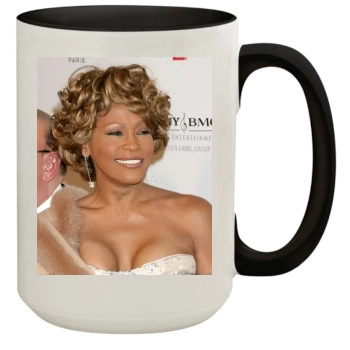 Whitney Houston 15oz Colored Inner & Handle Mug