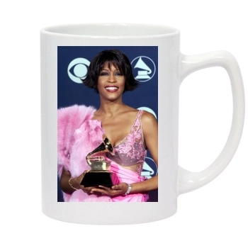 Whitney Houston 14oz White Statesman Mug