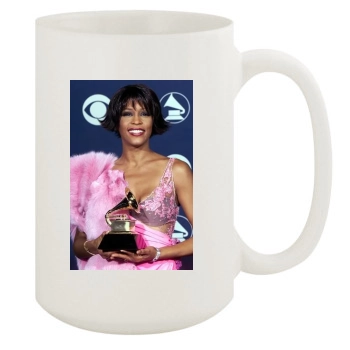 Whitney Houston 15oz White Mug