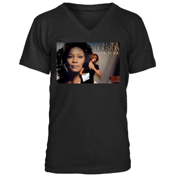 Whitney Houston Men's V-Neck T-Shirt