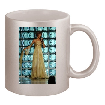 Whitney Houston 11oz Metallic Silver Mug