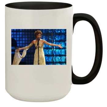 Whitney Houston 15oz Colored Inner & Handle Mug