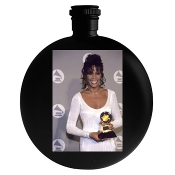 Whitney Houston Round Flask