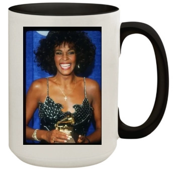 Whitney Houston 15oz Colored Inner & Handle Mug