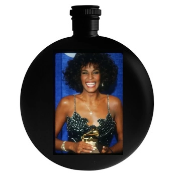 Whitney Houston Round Flask