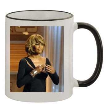 Whitney Houston 11oz Colored Rim & Handle Mug