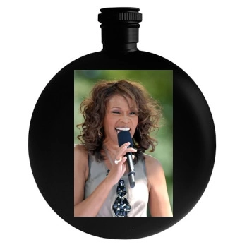 Whitney Houston Round Flask