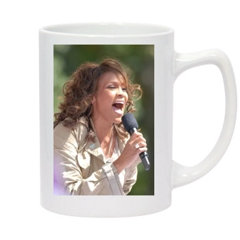 Whitney Houston 14oz White Statesman Mug