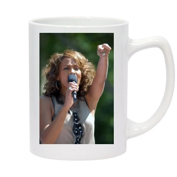 Whitney Houston 14oz White Statesman Mug