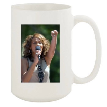 Whitney Houston 15oz White Mug