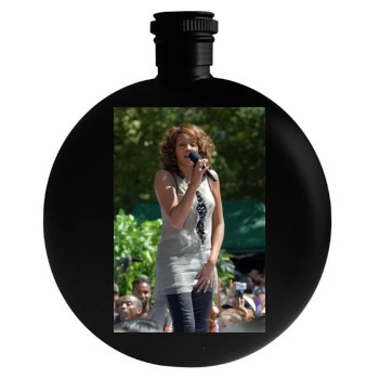 Whitney Houston Round Flask