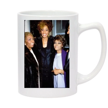 Whitney Houston 14oz White Statesman Mug