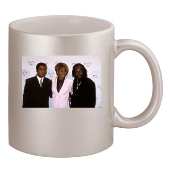 Whitney Houston 11oz Metallic Silver Mug