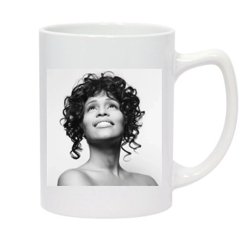 Whitney Houston 14oz White Statesman Mug