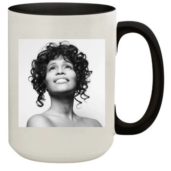 Whitney Houston 15oz Colored Inner & Handle Mug