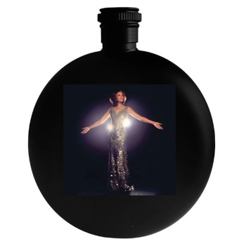 Whitney Houston Round Flask