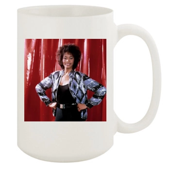 Whitney Houston 15oz White Mug