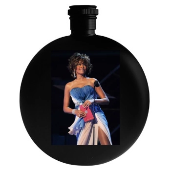 Whitney Houston Round Flask