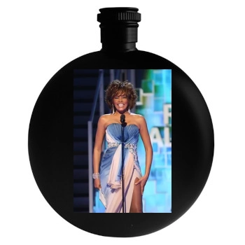 Whitney Houston Round Flask