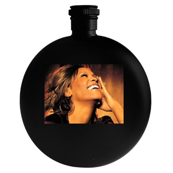 Whitney Houston Round Flask