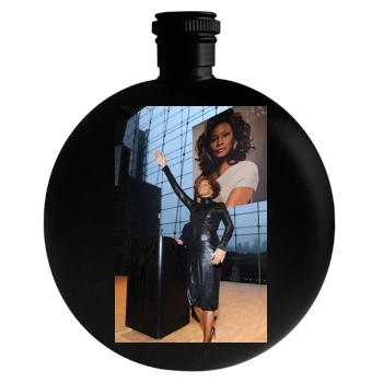 Whitney Houston Round Flask