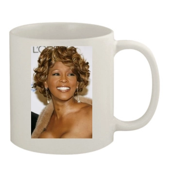 Whitney Houston 11oz White Mug