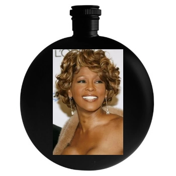 Whitney Houston Round Flask