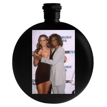 Whitney Houston Round Flask