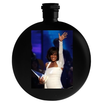 Whitney Houston Round Flask