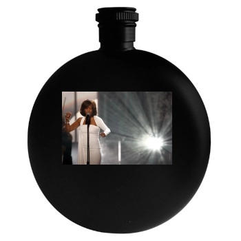 Whitney Houston Round Flask