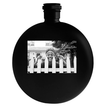 Whitney Houston Round Flask