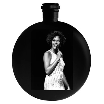 Whitney Houston Round Flask