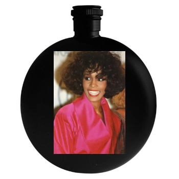 Whitney Houston Round Flask