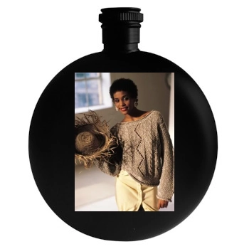 Whitney Houston Round Flask