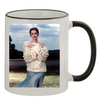 Winona Ryder 11oz Colored Rim & Handle Mug