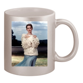 Winona Ryder 11oz Metallic Silver Mug